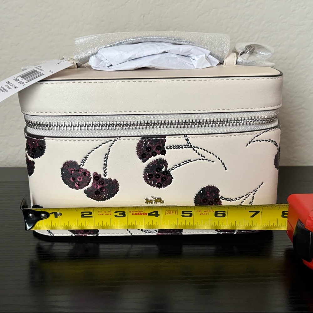 Coach Cherry Print Train Case - Picture 6 of 9